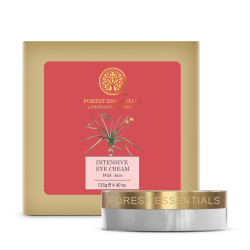 Forest Essentials Intensive Eye Cream with Anise | Reduces Fine Lines, Uner Eye Wrinkles, Dark Circles & Puffiness | For Women & Men | Soothing & Nourishing Ayurvedic Under Eye Cream | 15 g