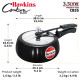 Hawkins 3.5 Litre Contura Black Pressure Cooker, Hard Anodised Inner Lid Cooker, Handi Cooker, Black (CB35)