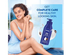 NIVEA Cocoa Nourish 400ml Body Lotion with Deep Moisture Serum| 48 H Moisturization | With Cocoa Butter & Coconut Oil | Non Greasy & Healthy Looking Skin |For Very Dry Skin