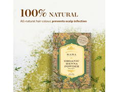 Kama Ayurveda 100% Organic Henna Powder, 100g - Brown