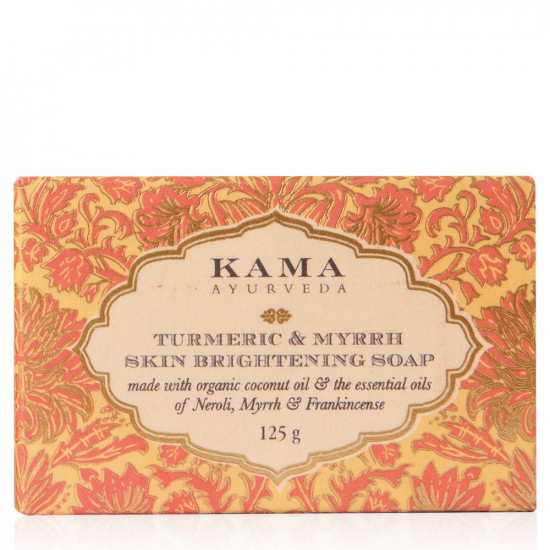 Kama Ayurveda Turmeric and Myrrh Skin Brightening Soap, 125g