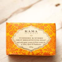 Kama Ayurveda Turmeric and Myrrh Skin Brightening Soap, 125g Kama Ayurveda Turmeric and Myrrh Skin Brightening Soap, 125g