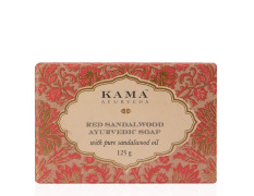 Kama Ayurveda Red Sandalwood Ayurvedic Soap with Pure Sandalwood Oil, 125g