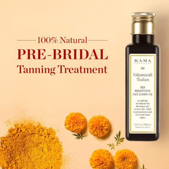 Kama Ayurveda Nalpamaradi Skin Brightening Treatment Oil, 100ml
