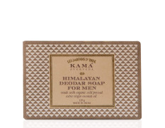 Kama Ayurveda Himalayan Deodar Soap for Men with Organic Cold Pressed Extra Virgin Coconut Oil, 125g