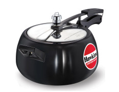 Hawkins Contura Black Pressure Cooker, 5 Litre, Black (CB50)