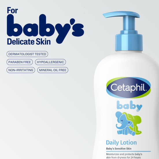 Cetaphil Baby Daily Lotion With Organic Calendula - (400ml)