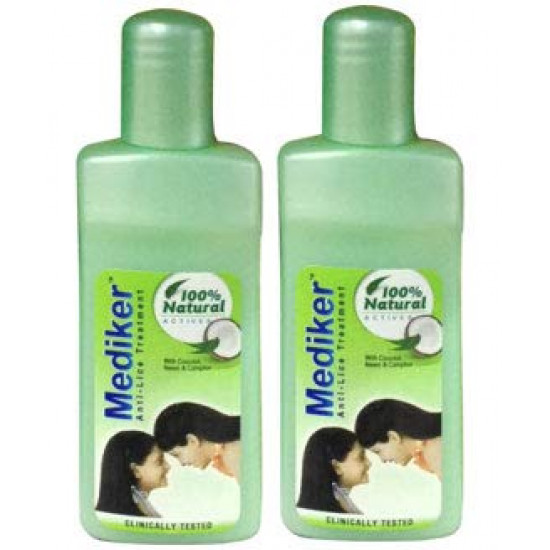 Mediker 2 X Anti Lice Remover Treatment Head Shampoo 100% Lice Remove 50ML X 2 = 100MLl