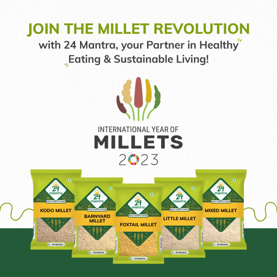 24 Mantra Organic Products Parboiled Kodo Millet, Ancient Grains, 500 grams