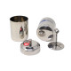 Kitchen Mart Stainless Steel South Indian Filter Coffee Drip Maker, Madras Kappi, Drip Decotion Maker 200ml Medium size (2-4 Cup)