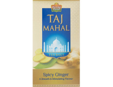 Taj Mahal Spicy Ginger Tea Bags, 25 Pieces