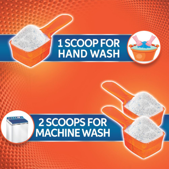 Tide Plus Detergent Washing Powder - 500g | Jasmine & Rose Fragrance | Removes deep-seated Oil, Gravy, Tea Stains | 500gm, Pack of 1