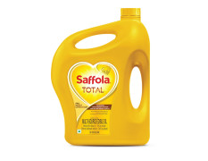 Saffola Total Refined Oil|Blend of Rice Bran Oil & Safflower oil|Cooking oil|Cholesterol Lowering Oil|Edible Oil 5L Jar