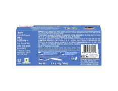 Pepsodent Germicheck 300g (150g x 2, Pack of 2) 8 Actions, Whole Mouth Cavity Protection Plaque Removal Toothpaste With Anti-Germ Formula, Clove And Neem Oil, Jumbo Save Pack