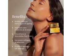 Forest Essentials Soundarya Radiance Cream With 24K Gold & SPF 25, Iconic & Illuminating, Unisex Facial Moisturiser For Premature Ageing, UV Protection, 50g