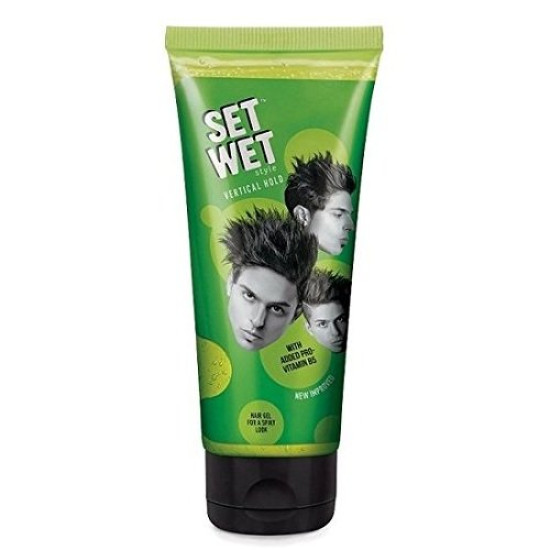 Set Wet Style Vertical Hold Hair Gel Hair Styler (50ml) (pack of 4)