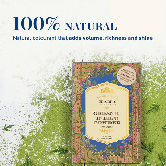 Kama Ayurveda Organic Indigo Powder, 100g