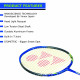 YONEX Nanoray 6000I G4-U Aluminum Badminton Racquet with Full Cover (Blue) Pack of 1