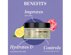 Khadi Natural Day Cream, 50g| Prevents premature aging|Skin brightening properties|Protects skin from sun damage| Suitable for All Types of Skin