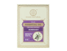 KHADI NATURAL Ayurvedic Rosemary Essential Oil, 15ml|For for Skin, Hair growth, Aromatherapy| Stress-relieving properties|Natural and Therapeutic