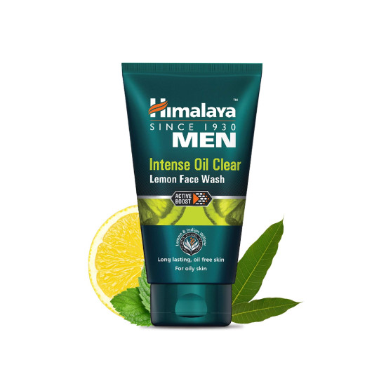 Himalaya MEN Intense Oil Clear Lemon Face Wash, 50ml