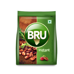 Bru Instant Coffee - Premium Blend of Robusta & Arabica Beans 100g Bag