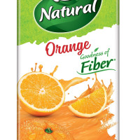 B Natural Orange Juice, Goodness of Fiber, 1 Litre