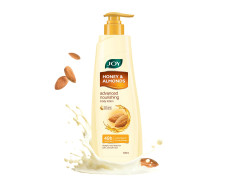 Joy Honey & Almonds Advanced Nourishing Lightweight Summer Body Lotion 500ml | Enriched With Shea Butter | Natural Sunscreen Filters | Suitable for Normal to Dry Skin