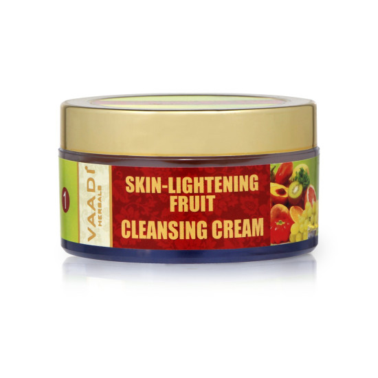 Vaadi Herbals Skin Lightening Fruit Cleansing Cream, 50g