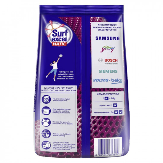 Surf Excel Matic Front Load Detergent Powder 1 kg