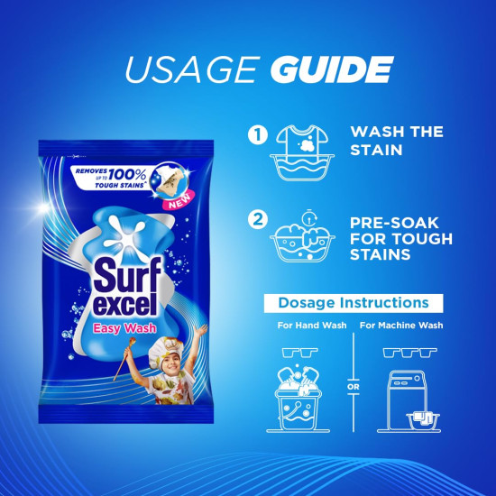 Surf Excel Easy Wash Detergent Powder - 1.5 kg