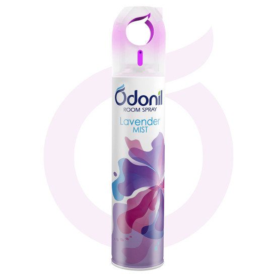 Odonil Room Air Freshner Spray, Lavender Mist - 220 ml | Nature Inspired Fragrance for Home & Office | Long Lasting Fragrance