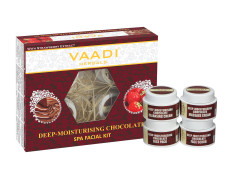 Vaadi Herbals Deep Moisturising Chocolate Spa Facial Kit with Strawberry Extract, 70g