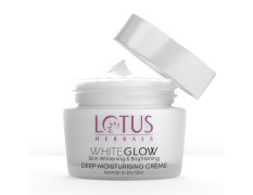 Lotus Herbals WhiteGlow Deep Moisturising Face Cream | SPF 20 | Reducing Dark Spots| Non Sticky | Normal To Dry Skin| For Women and Men| 60g