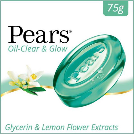 Pears Oil Clear & Glow Soap Bar 75gm