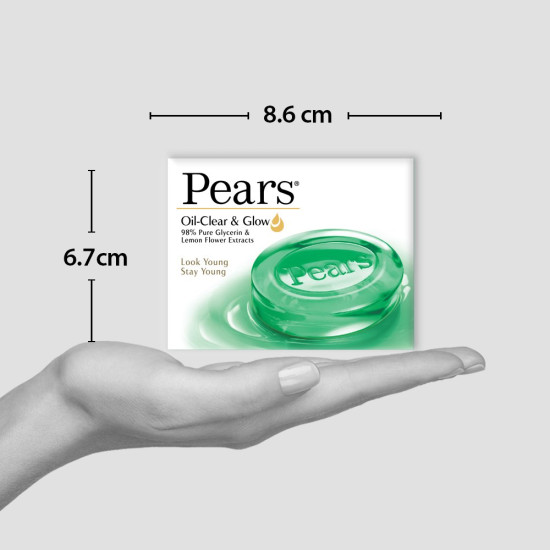 Pears Oil Clear & Glow Soap Bar 75gm