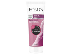 POND'S Bright Beauty Face Scrub, Deep Clean But Mild On Skin, Exfoliate, Remove Blackheads & Sun Tan, Gel Scrub, Bright Glowing Skin, 100 g
