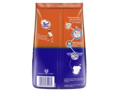 Surf Excel Quick Wash Detergent Powder 1 Kg, Washing Powder With Lemon & Bleach To Remove Tough Stains On Clothes - Bucket & Machine Wash, 1 Count