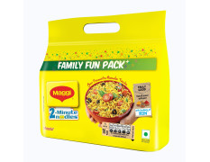 MAGGI 2-minute Instant Noodles, Masala Noodles with Goodness of Iron, Made with Choicest Quality Spices, Favourite Masala Taste, 560g