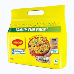 MAGGI 2-minute Instant Noodles - Masala Taste with Goodness of Iron