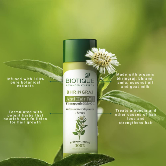 Biotique Biotoque Bhringraj Anti Hair Fall Therapeutic Hair Oil 200Ml