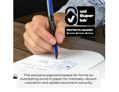 uni-ball Air UBA188M 0.5mm Roller Ball Pen | Blue Ink, Pack of 12