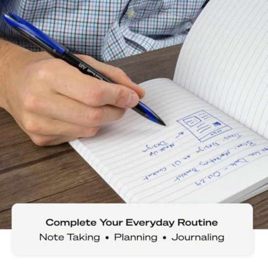 uni-ball Air UBA188M 0.5mm Roller Ball Pen | Blue Ink, Pack of 12