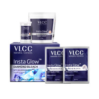 VLCC Insta Glow Diamond Bleach - 402g | With Diamond Powder For Sparkling Fairness | Skin Brightening Bleach | Minimizes Dark Spots, Reduces Facial Hair Visibility. VLCC Insta Glow Diamond Bleach - 402g | With Diamond Powder For Sparkling Fairness | Skin Brightening Bleach | Minimizes Dark Spots, Reduces Facial Hair Visibility.