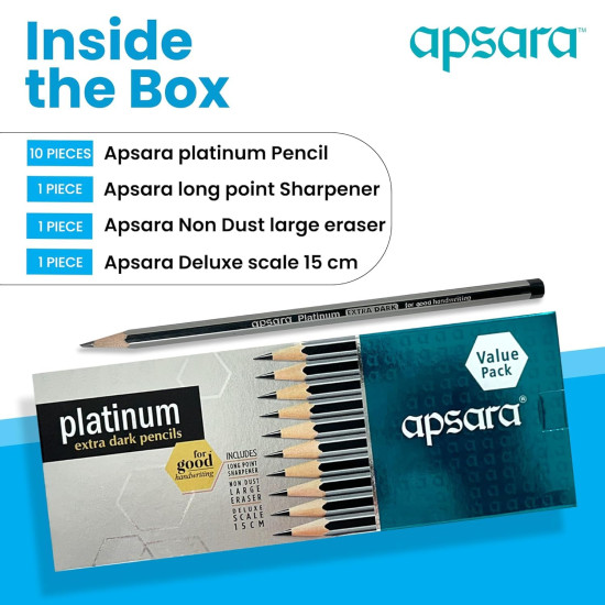 Apsara Platinum Pencil Value Pack