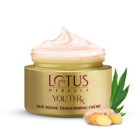 Lotus Herbals YouthRx Anti Ageing Transforming Face Cream SPF 25 and PA+++ | Reduce Dark Spots and Blemishes| Preservative Free |Suitable For Oily, Dry & Combination Skin| For Women and Men| 50g