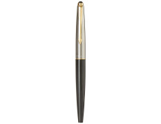 Parker Galaxy Standard Gold Trim Roller Ball Pen| Black Body Color| Ink Color - Blue | Perfect For Professional Use | Elite Pen For Corporate Purposes