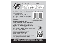 Scotch-Brite 1 Stainless Steel Scrubber (15g) and 1 Scrub pad Combo