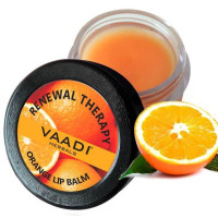 Vaadi Herbals Lip Balm, Orange and Shea Butter, 10g