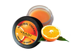 Vaadi Herbals Lip Balm, Orange and Shea Butter, 10g